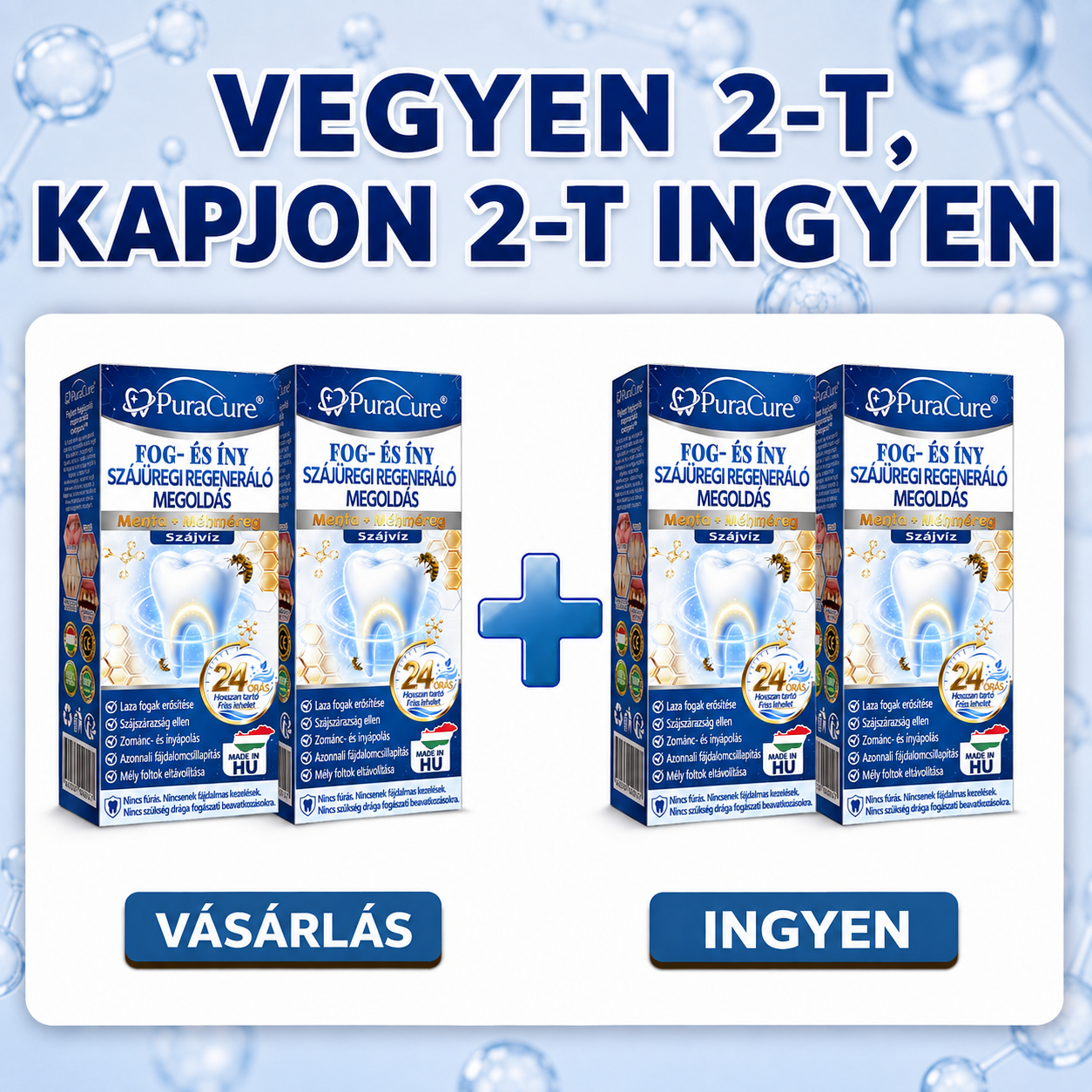 🦷𝐇𝐢𝐯𝐚𝐭𝐚𝐥𝐨𝐬 Á𝐫𝐮𝐡á𝐳 | 𝐏𝐮𝐫𝐚𝐂𝐮𝐫𝐞® 𝐅𝐨𝐠- é𝐬 Í𝐧𝐲 𝐒𝐳á𝐣ü𝐫𝐞𝐠𝐢 𝐑𝐞𝐠𝐞𝐧𝐞𝐫á𝐥ó 𝐎𝐥𝐝𝐚𝐭 | 𝐌é𝐡𝐦é𝐫𝐞𝐠-𝐩𝐞𝐩𝐭𝐢𝐝𝐞𝐤 × 𝐊𝐨𝐥𝐥𝐚𝐠é𝐧 × 𝐏𝐨𝐬𝐳𝐭𝐛𝐢𝐨𝐭𝐢𝐤𝐮𝐦𝐨𝐤 × 𝐁é𝐭𝐚-𝐠𝐥ü𝐤𝐚𝐧á𝐳 𝐞𝐫𝐞𝐣é𝐯𝐞𝐥 𝐚 𝐥𝐞𝐩𝐞𝐝é𝐤, 𝐟𝐨𝐠𝐤ő, 𝐟𝐨𝐠𝐟á𝐣á𝐬, 𝐫𝐨𝐬𝐬𝐳 𝐥𝐞𝐡𝐞𝐥𝐞𝐭 é𝐬 𝐠𝐲𝐞𝐧𝐠𝐞 𝐟𝐨𝐠𝐚𝐤 𝐞𝐥𝐥𝐞𝐧