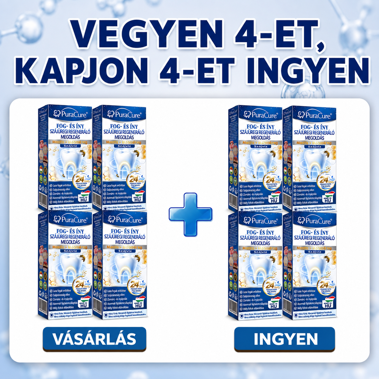🦷𝐇𝐢𝐯𝐚𝐭𝐚𝐥𝐨𝐬 Á𝐫𝐮𝐡á𝐳 | 𝐏𝐮𝐫𝐚𝐂𝐮𝐫𝐞® 𝐅𝐨𝐠- é𝐬 Í𝐧𝐲 𝐒𝐳á𝐣ü𝐫𝐞𝐠𝐢 𝐑𝐞𝐠𝐞𝐧𝐞𝐫á𝐥ó 𝐎𝐥𝐝𝐚𝐭 | 𝐌é𝐡𝐦é𝐫𝐞𝐠-𝐩𝐞𝐩𝐭𝐢𝐝𝐞𝐤 × 𝐊𝐨𝐥𝐥𝐚𝐠é𝐧 × 𝐏𝐨𝐬𝐳𝐭𝐛𝐢𝐨𝐭𝐢𝐤𝐮𝐦𝐨𝐤 × 𝐁é𝐭𝐚-𝐠𝐥ü𝐤𝐚𝐧á𝐳 𝐞𝐫𝐞𝐣é𝐯𝐞𝐥 𝐚 𝐥𝐞𝐩𝐞𝐝é𝐤, 𝐟𝐨𝐠𝐤ő, 𝐟𝐨𝐠𝐟á𝐣á𝐬, 𝐫𝐨𝐬𝐬𝐳 𝐥𝐞𝐡𝐞𝐥𝐞𝐭 é𝐬 𝐠𝐲𝐞𝐧𝐠𝐞 𝐟𝐨𝐠𝐚𝐤 𝐞𝐥𝐥𝐞𝐧